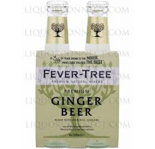 FEVER TREE GINGER BEER BOTTLES 200ML CS/24